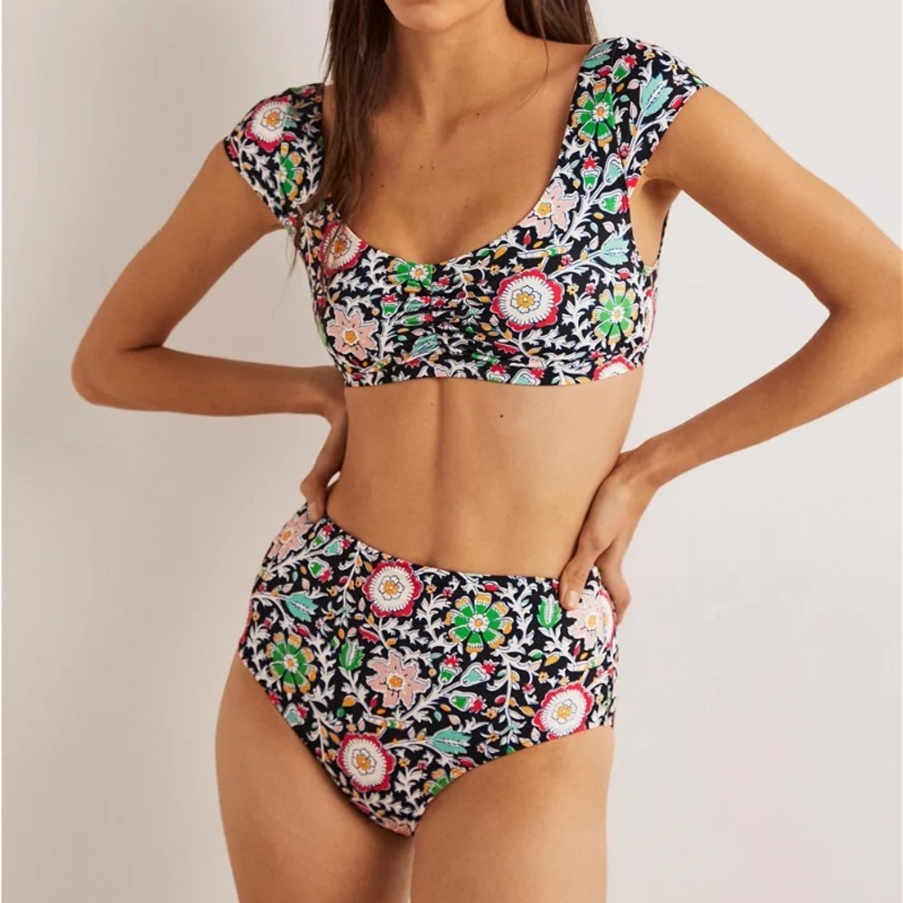 BODEN High Waisted Bikini Bottoms